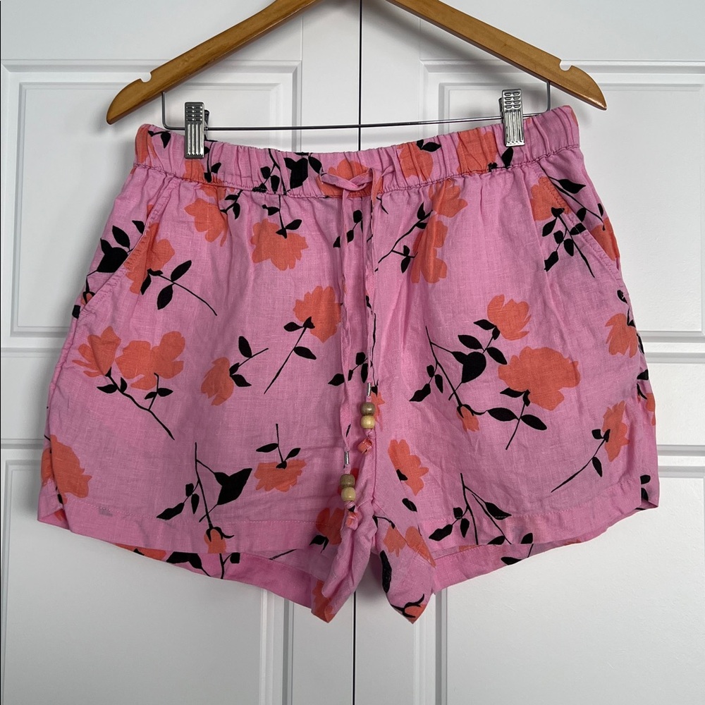 Cynthia Rowley linen drawstring Shorts